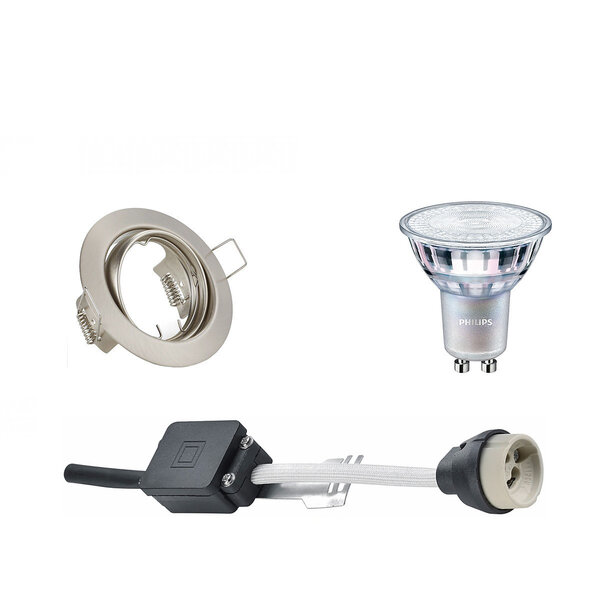 HLW LED LED Spot Set 9W - Kantelbare Ronde Inbouwspot GU10 - Dimbare Witte Spot HLW LED LED Spot Set 9W - Kantelbare Ronde Inbouwspot GU10 - Dimbare Witte Spot