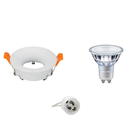 9W Dimbare LED Spot Set - GU10 Inbouwspot Ronde Witte Spot 9W Dimbare LED Spot Set - GU10 Inbouwspot Ronde Witte Spot