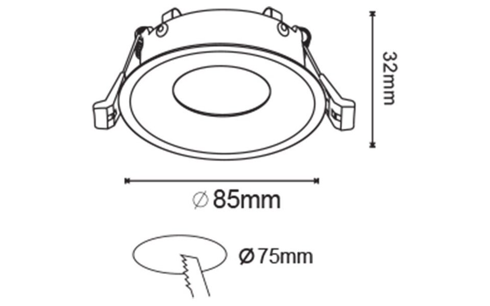 HLW LED 9W Dimbare LED Spot Set - GU10 Inbouwspot Ronde Witte Spot