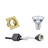 Dimbare LED inbouwspot mat goud GU10 DimTone 4.9W Dimbare LED inbouwspot mat goud GU10 DimTone 4.9W