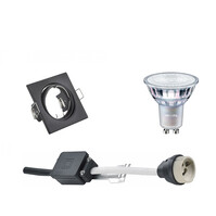 LED Inbouwspot DimTone GU10 Mat Zwart Dimbaar 4,9W