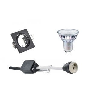 LED Inbouwspot DimTone GU10 Mat Zwart Dimbaar 4,9W LED Inbouwspot DimTone GU10 Mat Zwart Dimbaar 4,9W