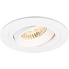 HLW LED LED Spot Set - Tiltable Round White Recessed Spotlight 9W LED Dimmable