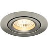 HLW LED Dimmable Round 4W LED Spot Set - Tiltable Recessed Spot Light Matte Nickel