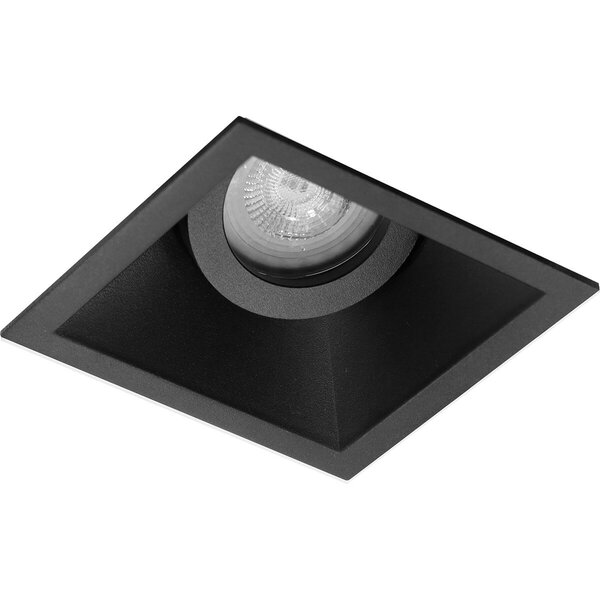 HLW LED 9W LED Spot Set - Kantelbare Vierkante Inbouwspot Mat Zwart, Dimbaar HLW LED 9W LED Spot Set - Kantelbare Vierkante Inbouwspot Mat Zwart, Dimbaar