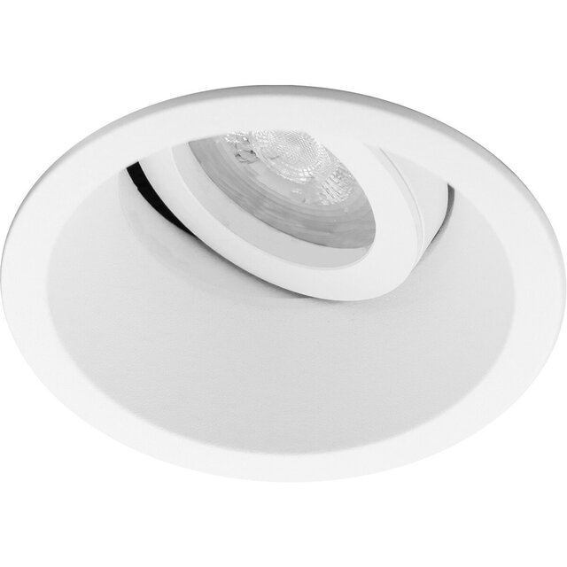 kantelbare matwitte LED inbouwspot 4.6W 4000K GU10 met 390 lumen lichtopbrengst