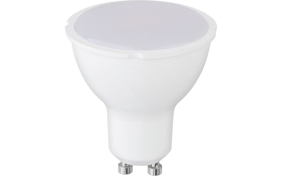 HLW LED LED Spotlight Set 6W - Tiltable Dimmable Recessed Spotlight - Round White Spotlight GU10