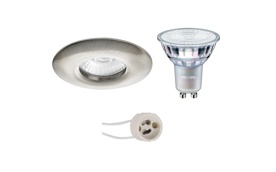 HLW LED Waterdichte Dimbare LED Spot Set - Ronde Witte Inbouwspot 9W LED IP65