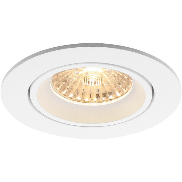 HLW LED LED Spot Set 3W - Kantelbare, Dimbare Ronde Inbouwspot Mat Wit - GU10 HLW LED LED Spot Set 3W - Kantelbare, Dimbare Ronde Inbouwspot Mat Wit - GU10