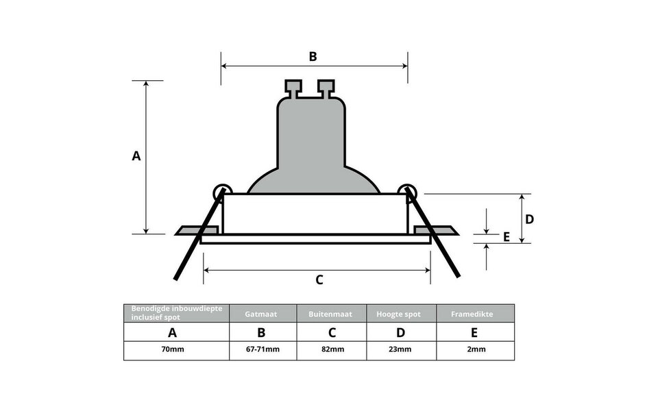 HLW LED LED Spot Set 3W - Kantelbare, Dimbare Ronde Inbouwspot Mat Wit - GU10 HLW LED LED Spot Set 3W - Kantelbare, Dimbare Ronde Inbouwspot Mat Wit - GU10