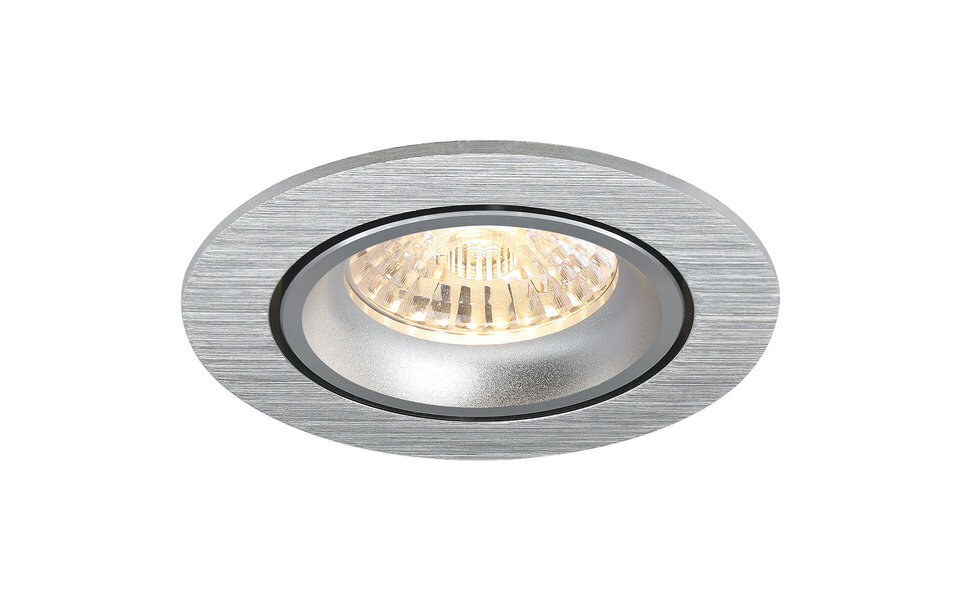 HLW LED 4W LED Spot Set - Kantelbare Ronde Inbouwspot Mat Zilver | Dimbare Witte Spot GU10 HLW LED 4W LED Spot Set - Kantelbare Ronde Inbouwspot Mat Zilver | Dimbare Witte Spot GU10