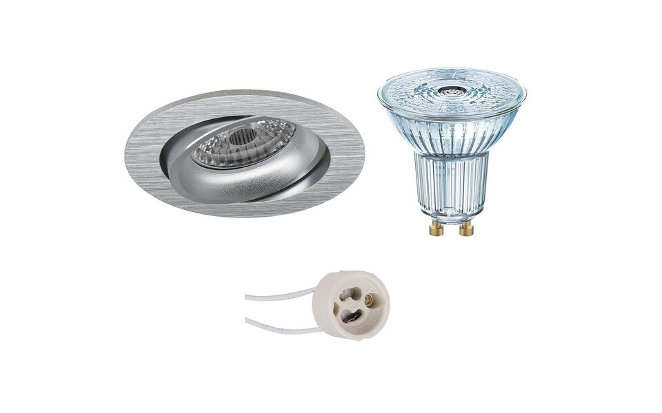 HLW LED 4W LED Spot - Tiltable, Dimmable Round Recessed Spot - White LED Lamp GU10