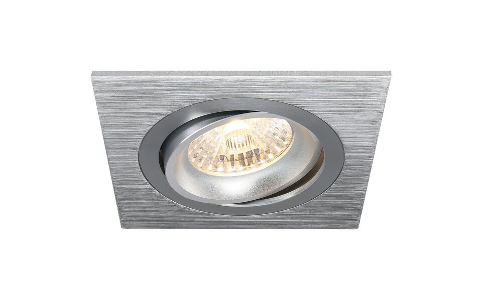 HLW LED Dimmable LED Spot Set - Square Tiltable Recessed Spotlight 4W LED Lamp HLW LED Dimmable LED Spot Set - Square Tiltable Recessed Spotlight 4W LED Lamp