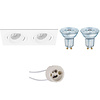 LED inbouwspot GU10 dimbaar 3,4W 4000K kantelbaar LED inbouwspot GU10 dimbaar 3,4W 4000K kantelbaar