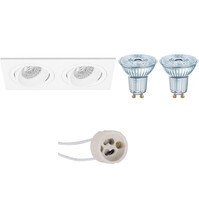 LED inbouwspot GU10 dimbaar 3,4W 4000K kantelbaar