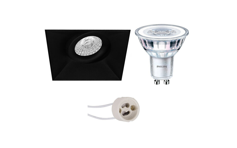 HLW LED 5W LED Spot Set - Tiltable Square Recessed Spot Light Matte Black & White HLW LED 5W LED Spot Set - Tiltable Square Recessed Spot Light Matte Black & White