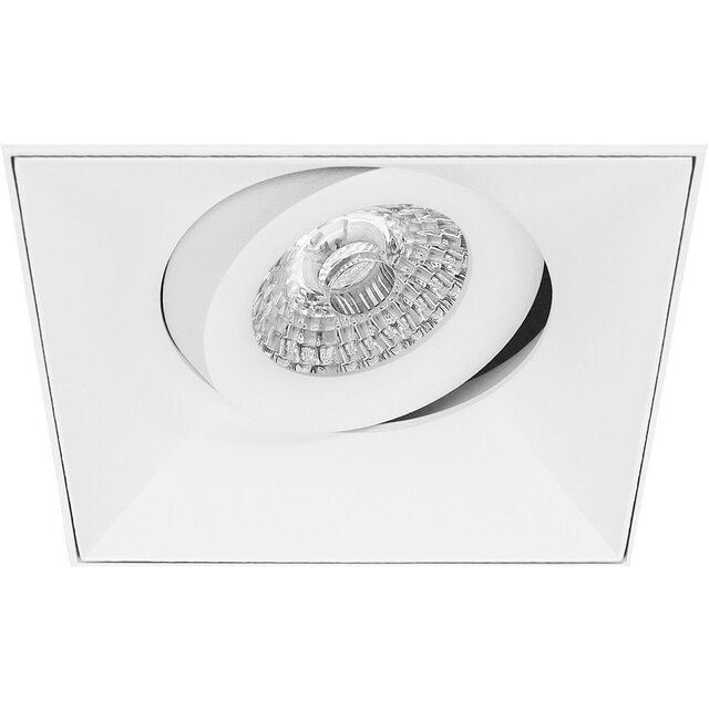 dimbare GU10 LED inbouwspot 4W warmwit 3000K kantelbaar 40 graden compacte ronde spot