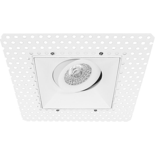 HLW LED LED Spot Set - Dimbare Kantelbare Vierkante Inbouwspot 4W Mat Wit