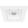 HLW LED LED Spot Set - Dimbare Kantelbare Vierkante Inbouwspot 4W Mat Wit