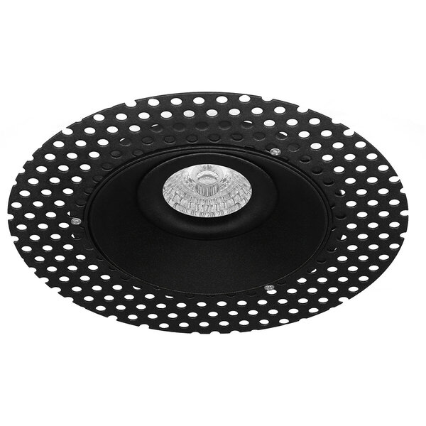 HLW LED Dimbare LED Spot Set - Mat Zwarte Ronde Inbouwspot 4W LED Kantelbaar HLW LED Dimbare LED Spot Set - Mat Zwarte Ronde Inbouwspot 4W LED Kantelbaar