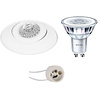 Pragmi Nivas Pro Kantelbare LED Inbouwspot GU10 2700K