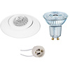 Dimmable LED recessed spotlight GU10 3.4W 4000K 230lm trimless