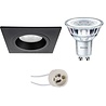 Dimbare LED inbouwspot GU10 3000K Mat Zwart 4W 345lm Lichtbronnen