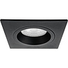 Mat zwarte dimbare LED inbouwspot GU10 4W 345 lumen warm wit licht 3000K