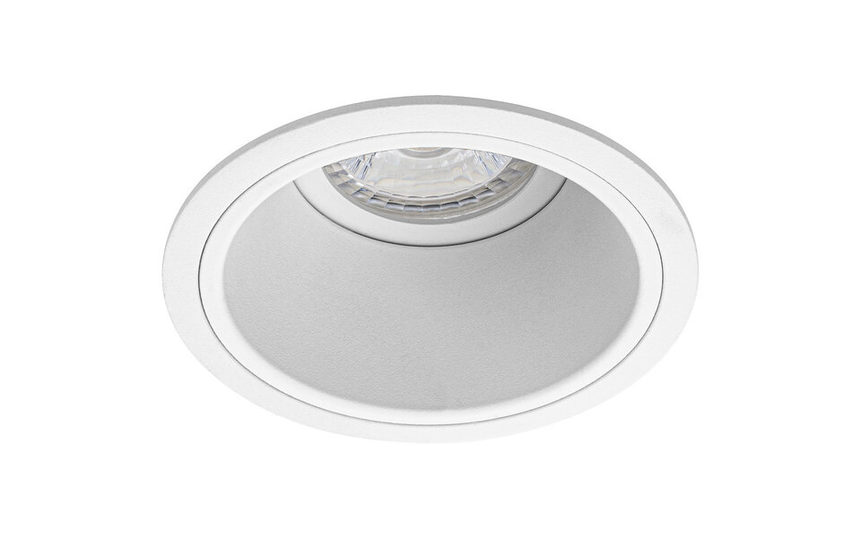 HLW LED LED Spot Set 6W Dimbaar Ronde Inbouwspot Mat Wit - Helder Koud Wit 6400K