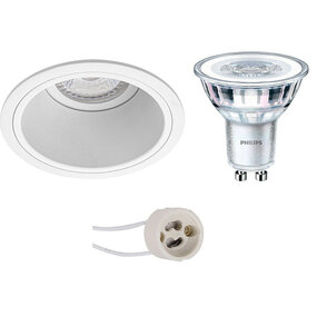 LED inbouwspot GU10 3,5W 2700K 255lm verstelbaar mat wit LED inbouwspot GU10 3,5W 2700K 255lm verstelbaar mat wit