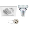 7W Dimbare LED Inbouwspot GU10 Kantelbaar 2200–2700K 7W Dimbare LED Inbouwspot GU10 Kantelbaar 2200–2700K