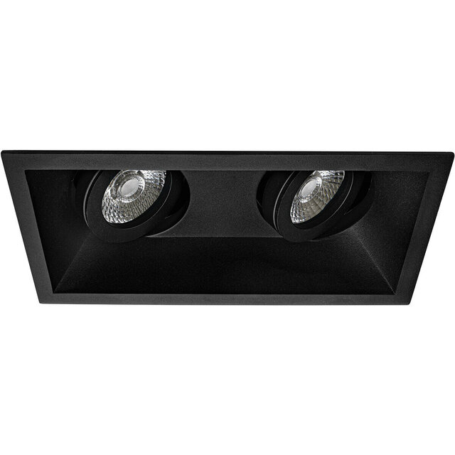 mat zwarte 6W LED inbouwspot GU10 dimbaar met neutraal wit licht 4200K en 390 lumen mat zwarte 6W LED inbouwspot GU10 dimbaar met neutraal wit licht 4200K en 390 lumen