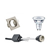 Inbouw LED Spot GU10 3,5W 275lm 4000K Kantelbaar Mat Nikkel Inbouw LED Spot GU10 3,5W 275lm 4000K Kantelbaar Mat Nikkel