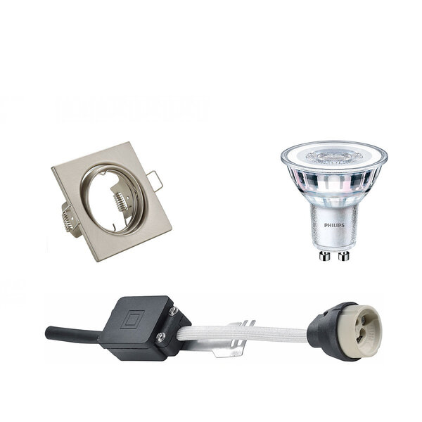 HLW LED Inbouw LED Spot Set - Kantelbare Vierkante Witte Spot met 5W LED