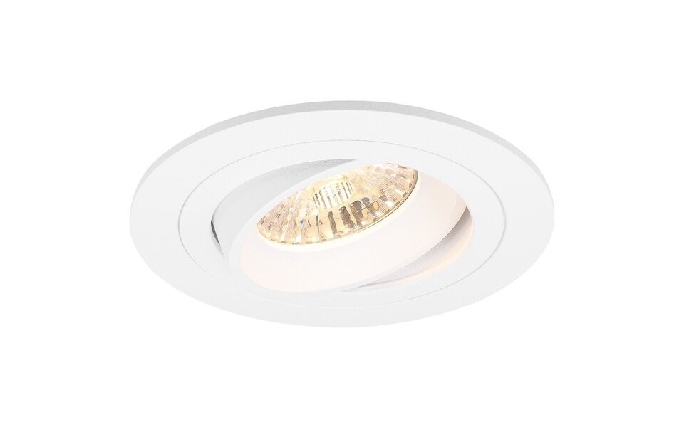 HLW LED LED Spot Set - Kantelbare Ronde Inbouwspot 5W LED Lamp Mat Wit - GU10