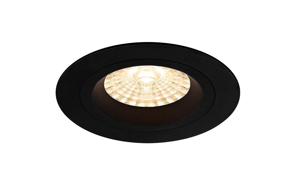 HLW LED LED Spot Set - 5W LED Recessed Spotlight Round Spotlight Matte Black & White Spotlight