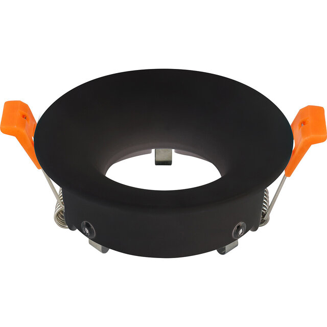 Ronde mat zwarte GU10 inbouwspot 3W 240 lumen 4000K neutraal wit licht dimbaar Ronde mat zwarte GU10 inbouwspot 3W 240 lumen 4000K neutraal wit licht dimbaar