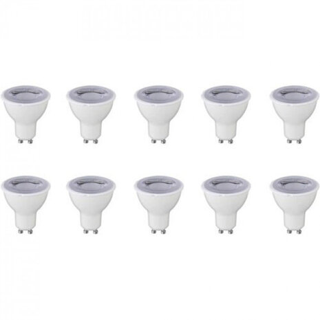 LED Spot 10 Pack - Dimbare GU10 6W LED Lamp - Natuurlijk Wit 4200K LED Spot 10 Pack - Dimbare GU10 6W LED Lamp - Natuurlijk Wit 4200K