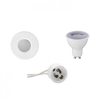 LED Inbouwspot GU10 6W IP65 Dimbaar 4200K Mat Wit