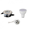 LED Inbouwspot 8W GU10 IP65 Mat Chroom 6400K Badkamer