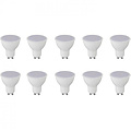 LED Spot 10 Pack - 8W LED lamp GU10, Witte Spot, Warm Wit 3000K LED Spot 10 Pack - 8W LED lamp GU10, Witte Spot, Warm Wit 3000K