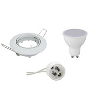 4W LED recessed spotlight GU10 tiltable 320 lm 4200K 4W LED recessed spotlight GU10 tiltable 320 lm 4200K