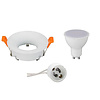 4W LED inbouwspot GU10 320lm 6400K mat wit Ø75mm 4W LED inbouwspot GU10 320lm 6400K mat wit Ø75mm