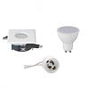 Vierkante waterdichte LED inbouwspot GU10 4W IP65 - mat wit Vierkante waterdichte LED inbouwspot GU10 4W IP65 - mat wit