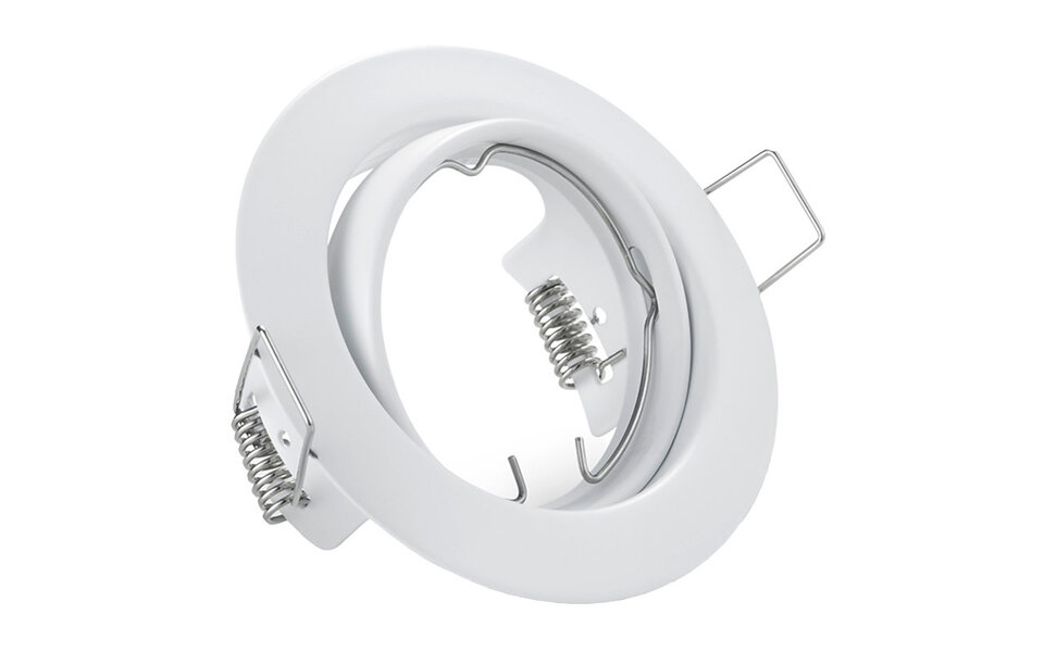 HLW LED Trion 4W LED Spot Set - Kantelbare Ronde Inbouwspot GU10 Mat Wit 3000K