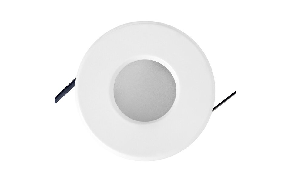 HLW LED LED Spot Set - Round Dimmable Recessed Spotlight IP65 - Matte White 3.7W Warm White HLW LED LED Spot Set - Round Dimmable Recessed Spotlight IP65 - Matte White 3.7W Warm White