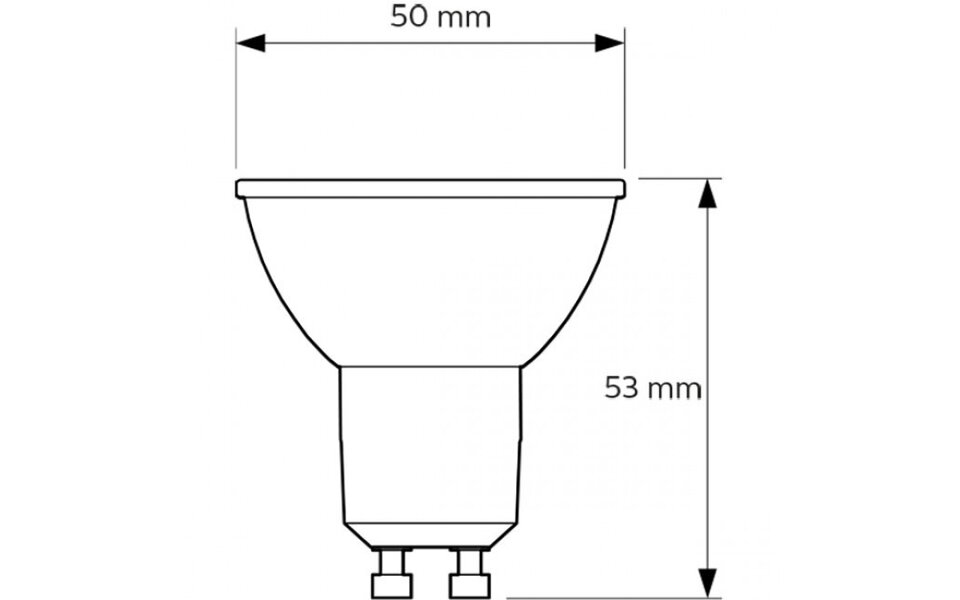HLW LED LED Spotlight Set - Square Recessed Spotlight IP65 - Waterproof White 3.5W LED Spotlight