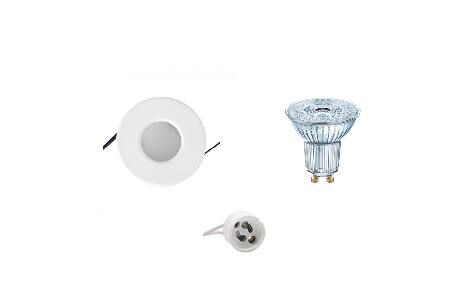 HLW LED LED Spot Set 4W - Dimbare, Waterdichte IP65 Ronde Inbouwspot - Witte LED Lamp