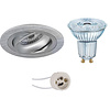 Dimbare LED inbouwspot 5W GU10 4000K kantelbaar Dimbare LED inbouwspot 5W GU10 4000K kantelbaar
