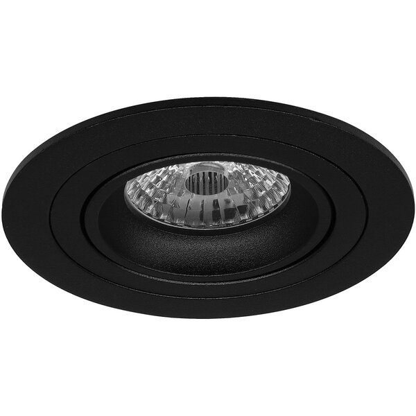 HLW LED LED Spot Set - Kantelbare 6W Inbouwspot Ronde Spot Mat Zwart Warm Wit 3000K HLW LED LED Spot Set - Kantelbare 6W Inbouwspot Ronde Spot Mat Zwart Warm Wit 3000K